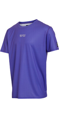 2024 Mystic Mens Tactic Short Sleeve Loosefit Quickdry Top 35001.240156 - Purple